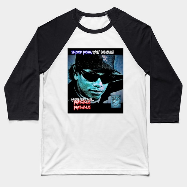 Eazy-E Snoop Dogg Drizzle Drizzle Soft Guy Era Baseball T-Shirt by DOPEVERSE CREATIONS